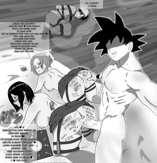 Goku cucks eren by Cute_Baseball3330