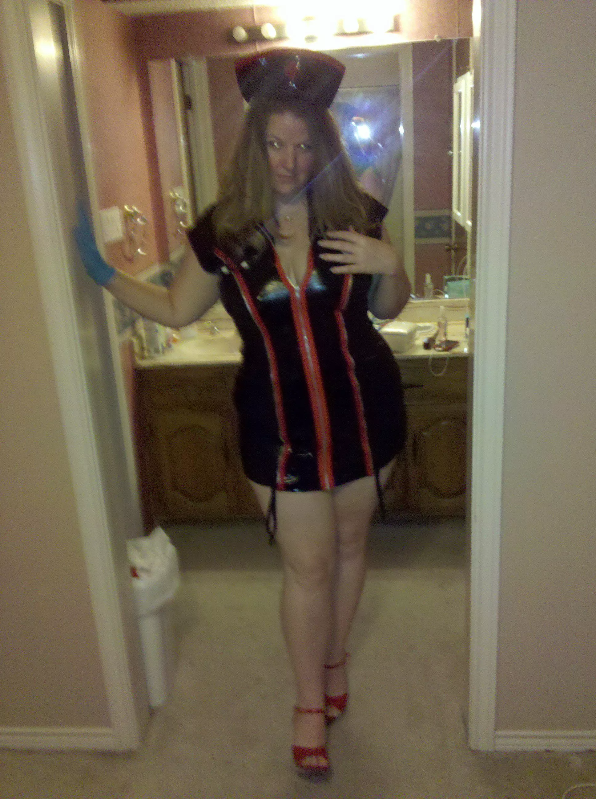 MWF redhead 44GG’s naughty nurse posted by hoseheelsmwf