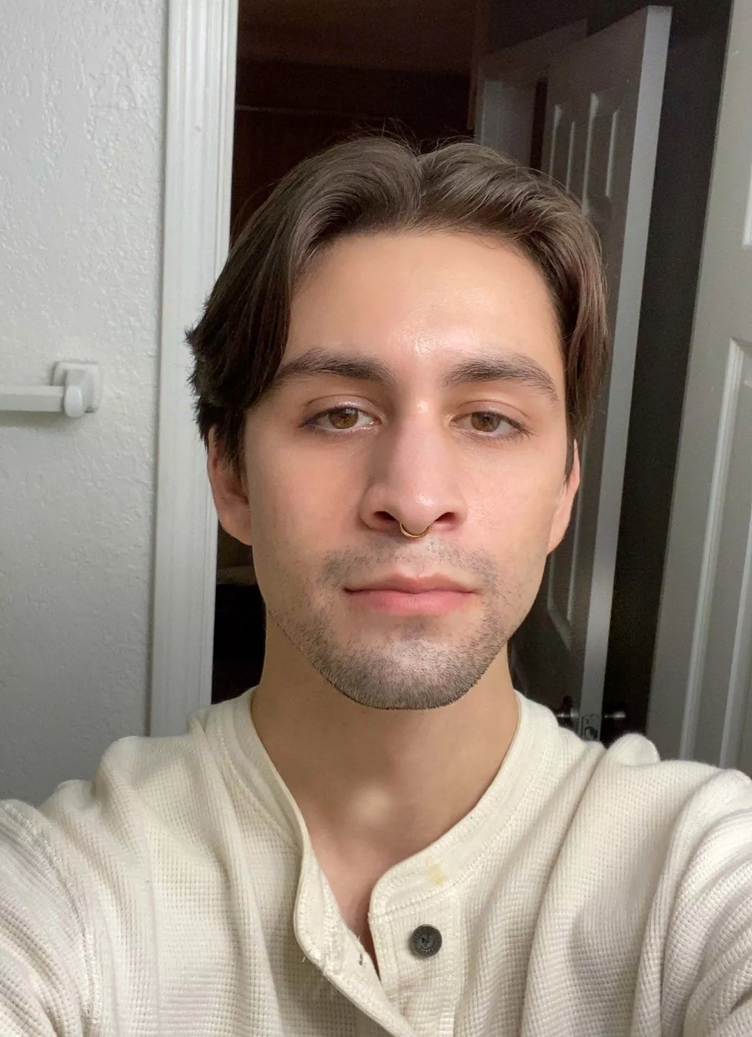 need to shave, but at least my hair is cooperating! posted by seaelm