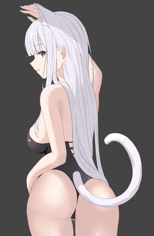Neko Emilia by Saekoa