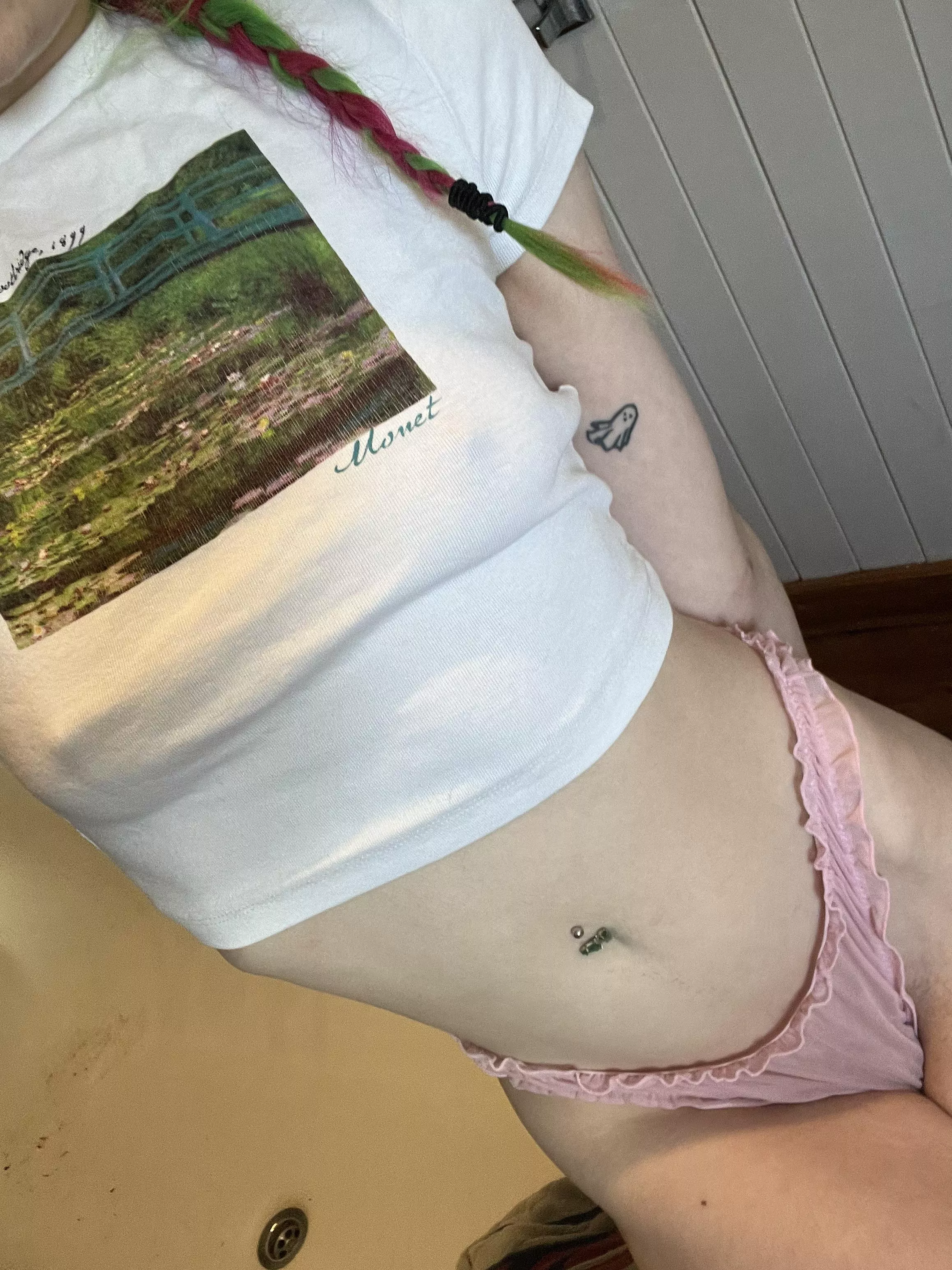 Not showing too much nipple with this am I? 😸 posted by PokePatricia