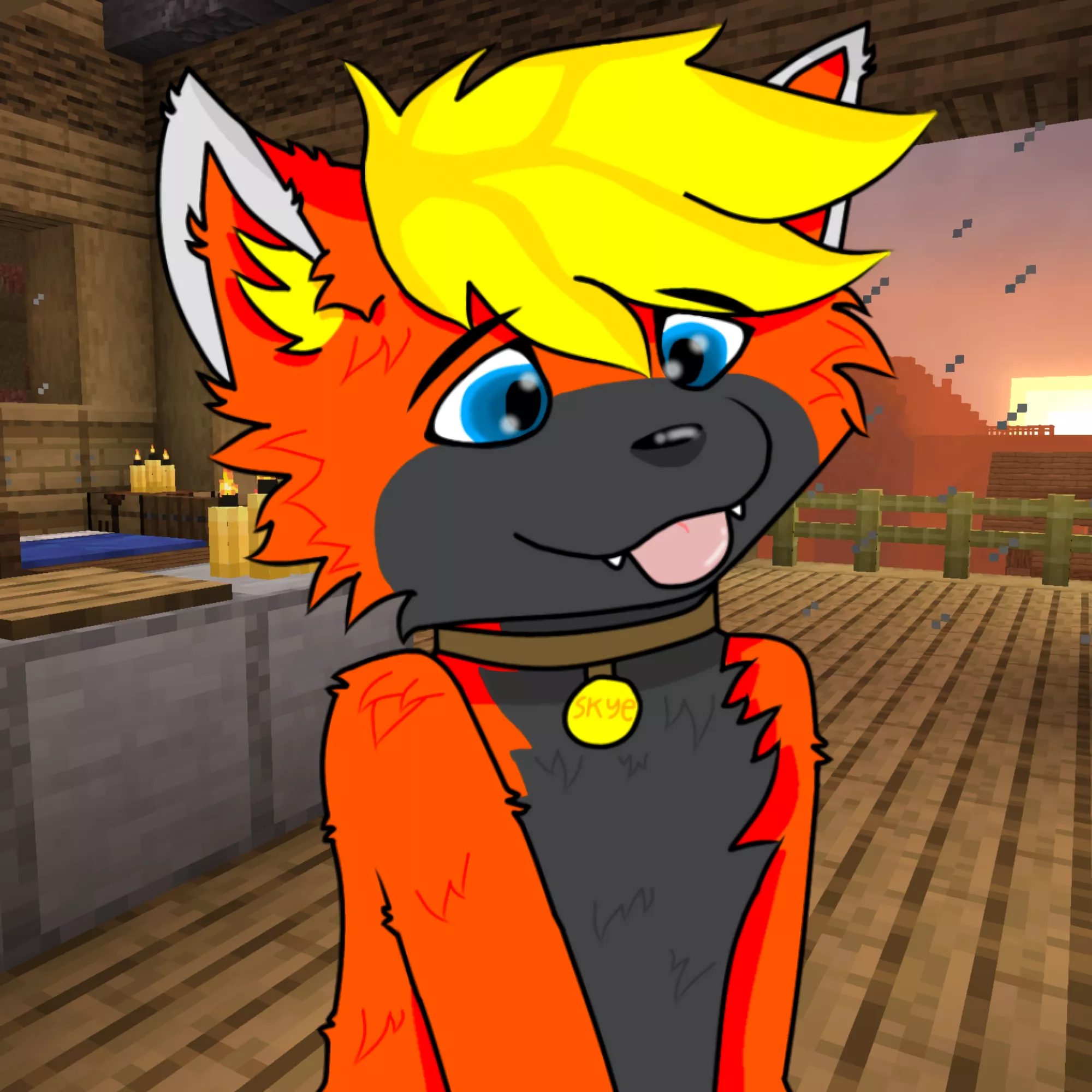 On a scale from 1 to 100 how cute? [Art by me] posted by SkyeRedPanda