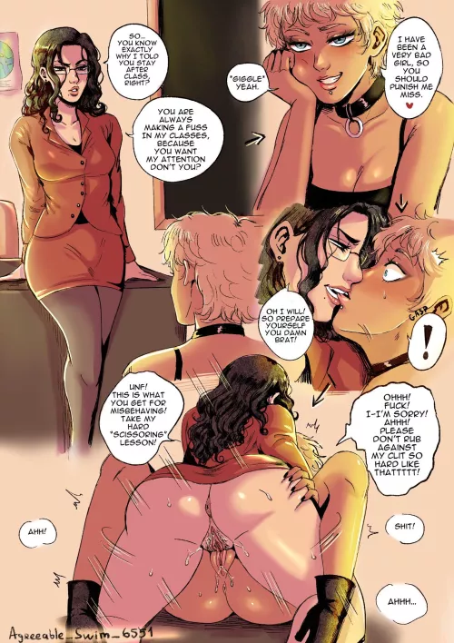 Teacher punishes her naughty student (Agreeable_Swim_6551) [Original] by Agreeable_Swim_6551