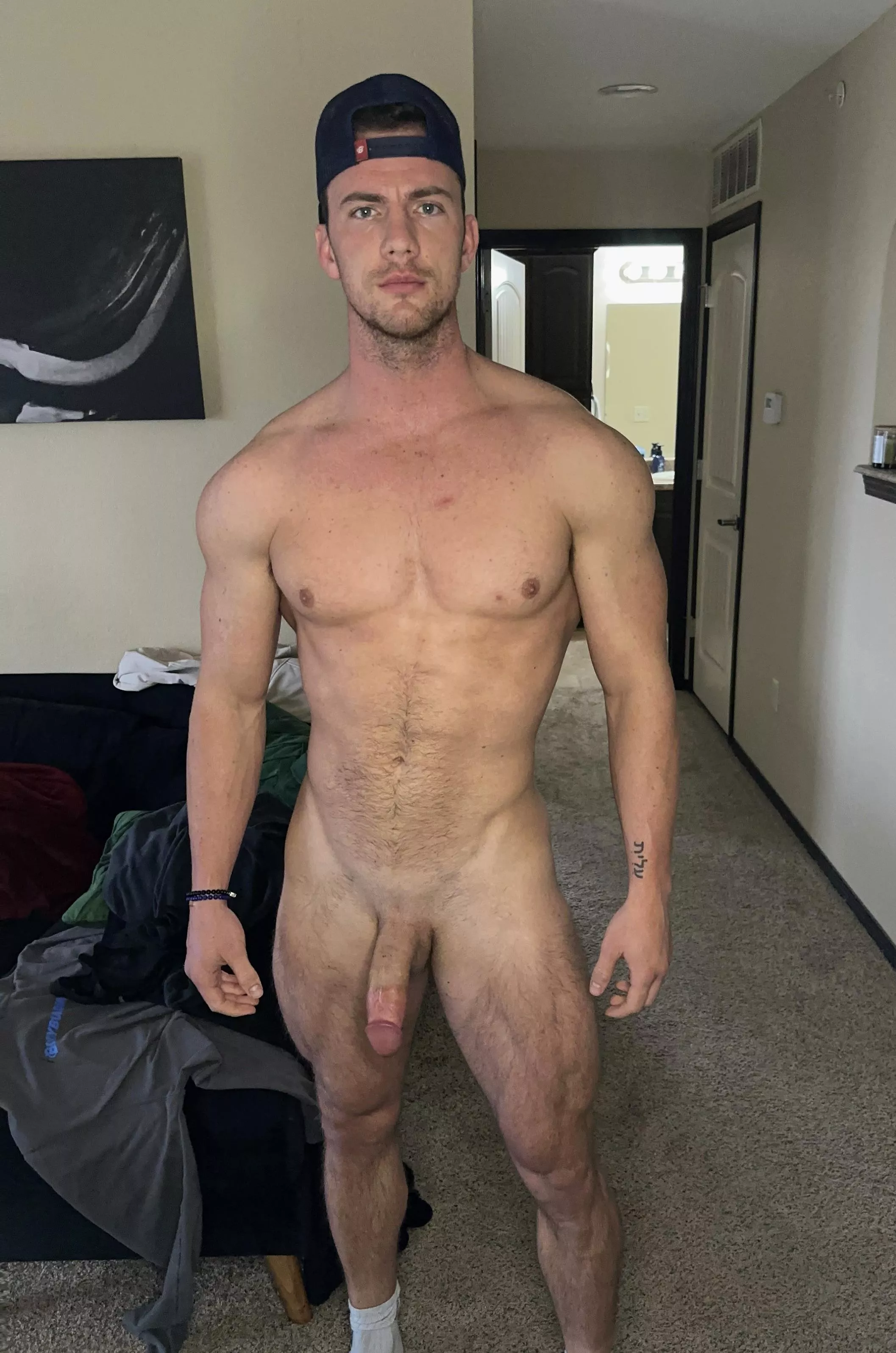 What would you do if I was your neighbor and you saw me walking around the house like this? posted by FLEXXAPPEAL