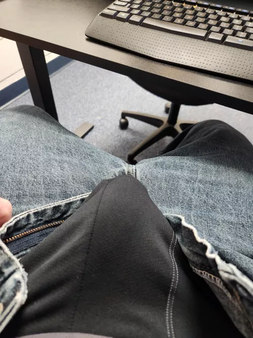 What would you do if you walked into my office and saw me like this by krazyk9keg