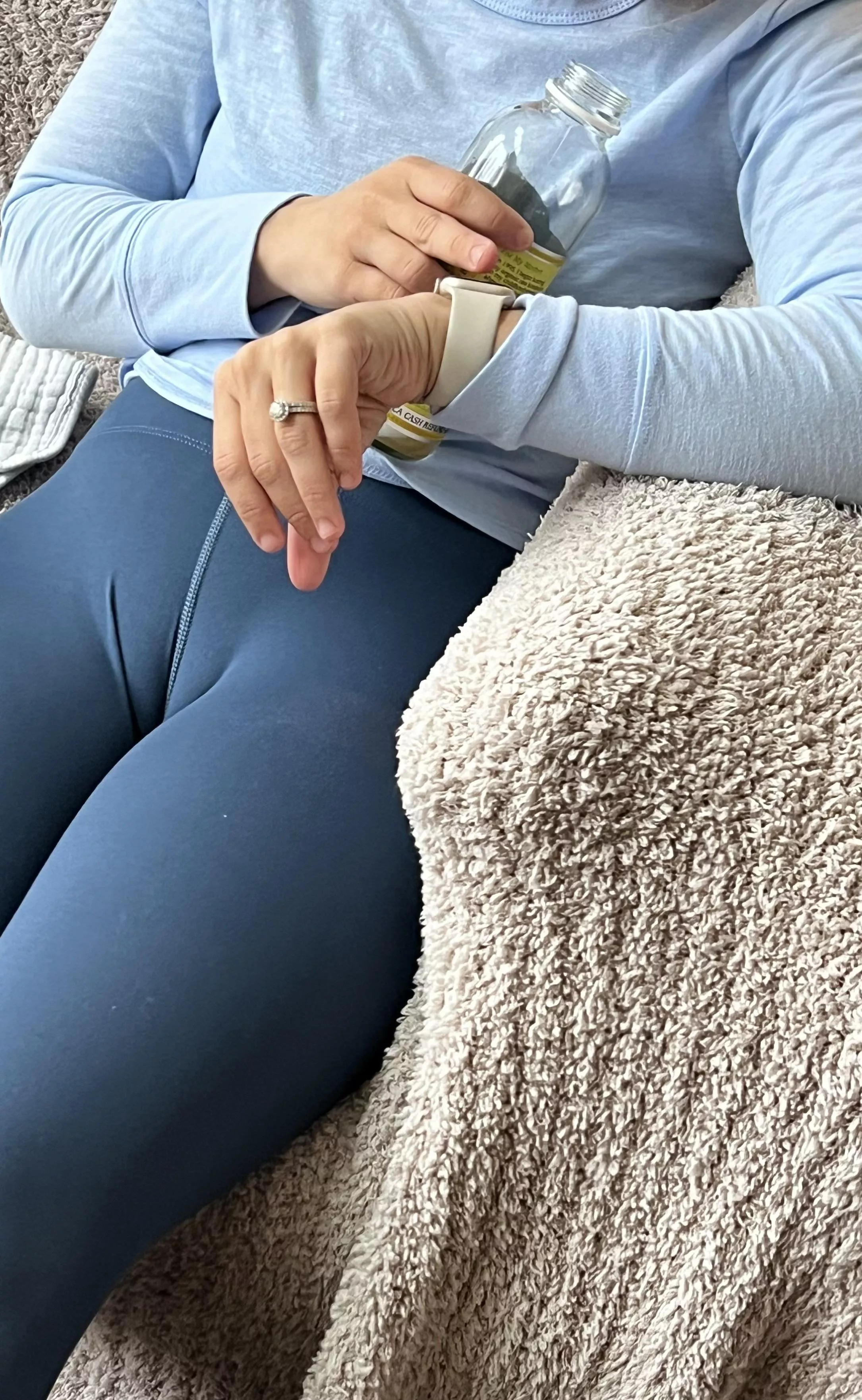 Wifey never wears any panties under her leggings posted by Consistent-Rock7800