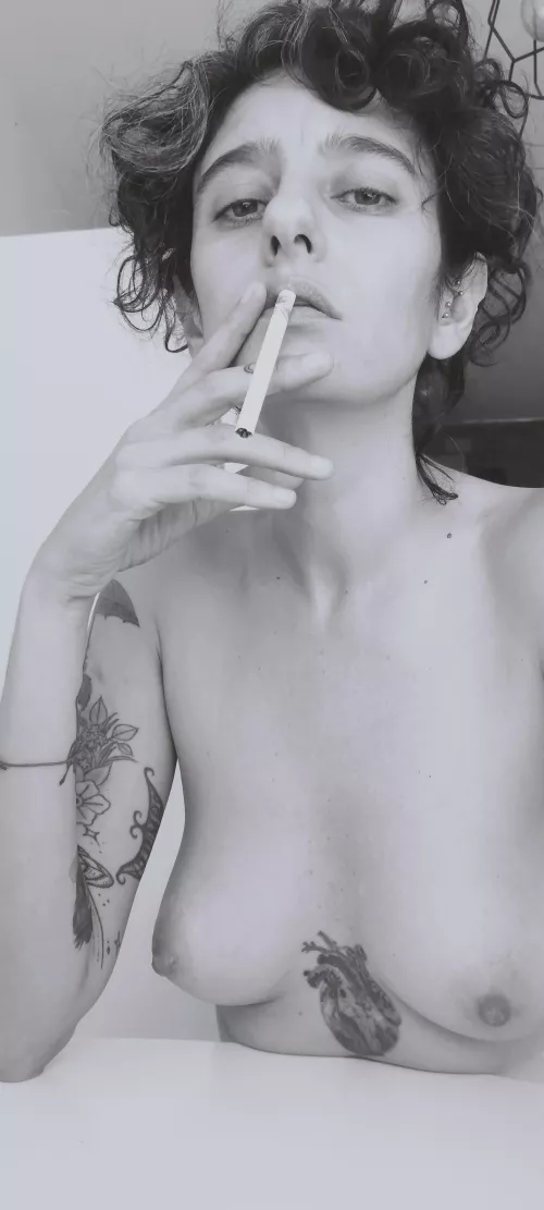 Cigarettes after lunch by judyisapunk8