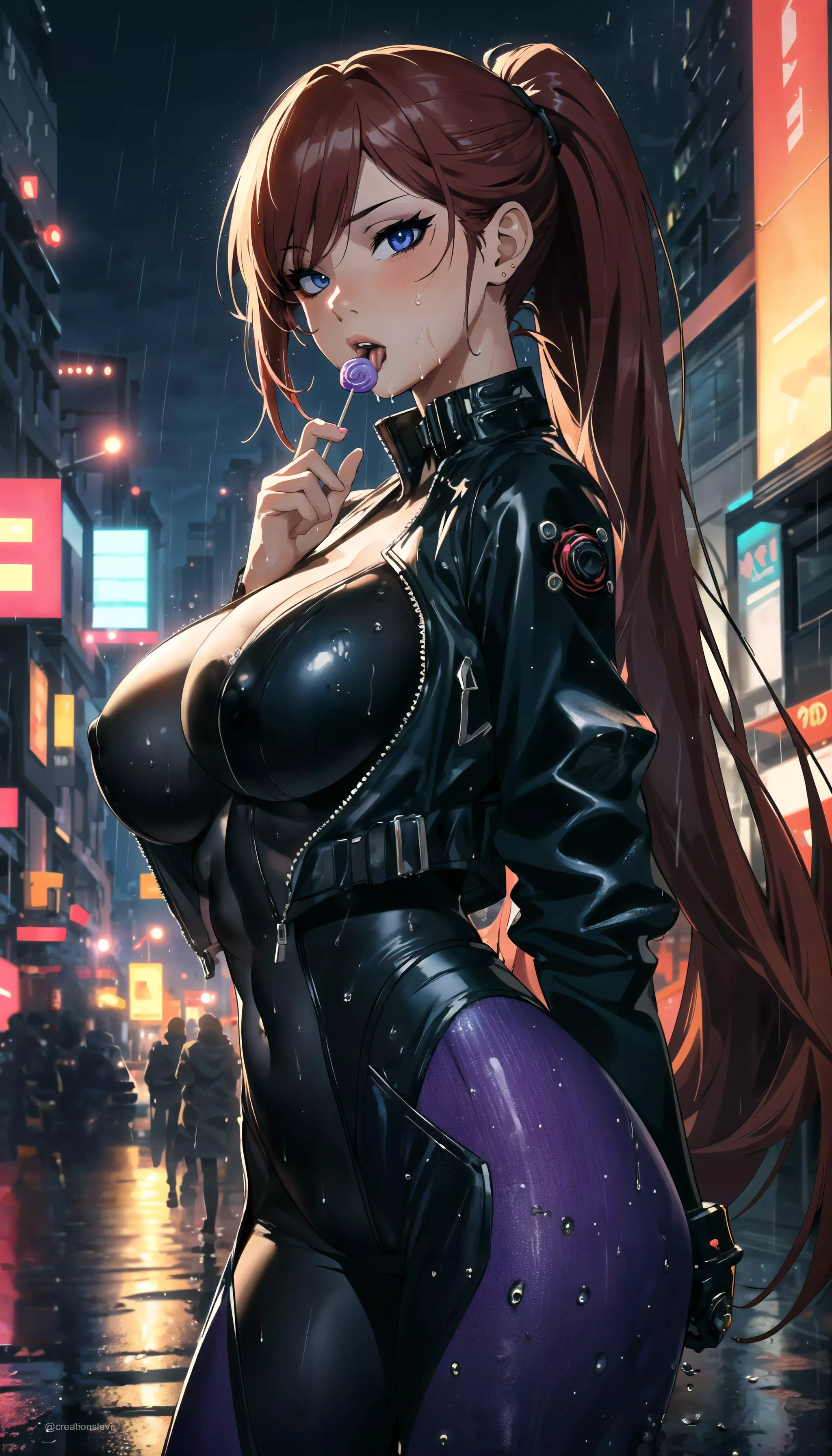Cyberpunk Rain posted by CheetahSperm18
