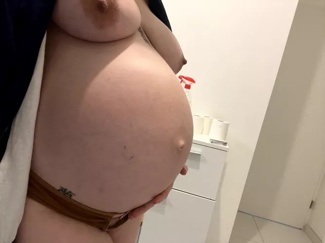 Do you think my swollen belly and tits are sexy? by Crafty_Birthday1904