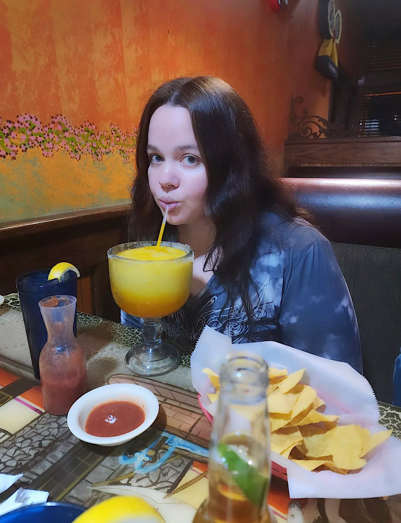 Giant margarita selfie 🍹 posted by BratttySub