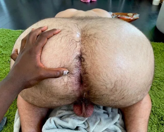 Hairy cum catcher by FatHairyBubble