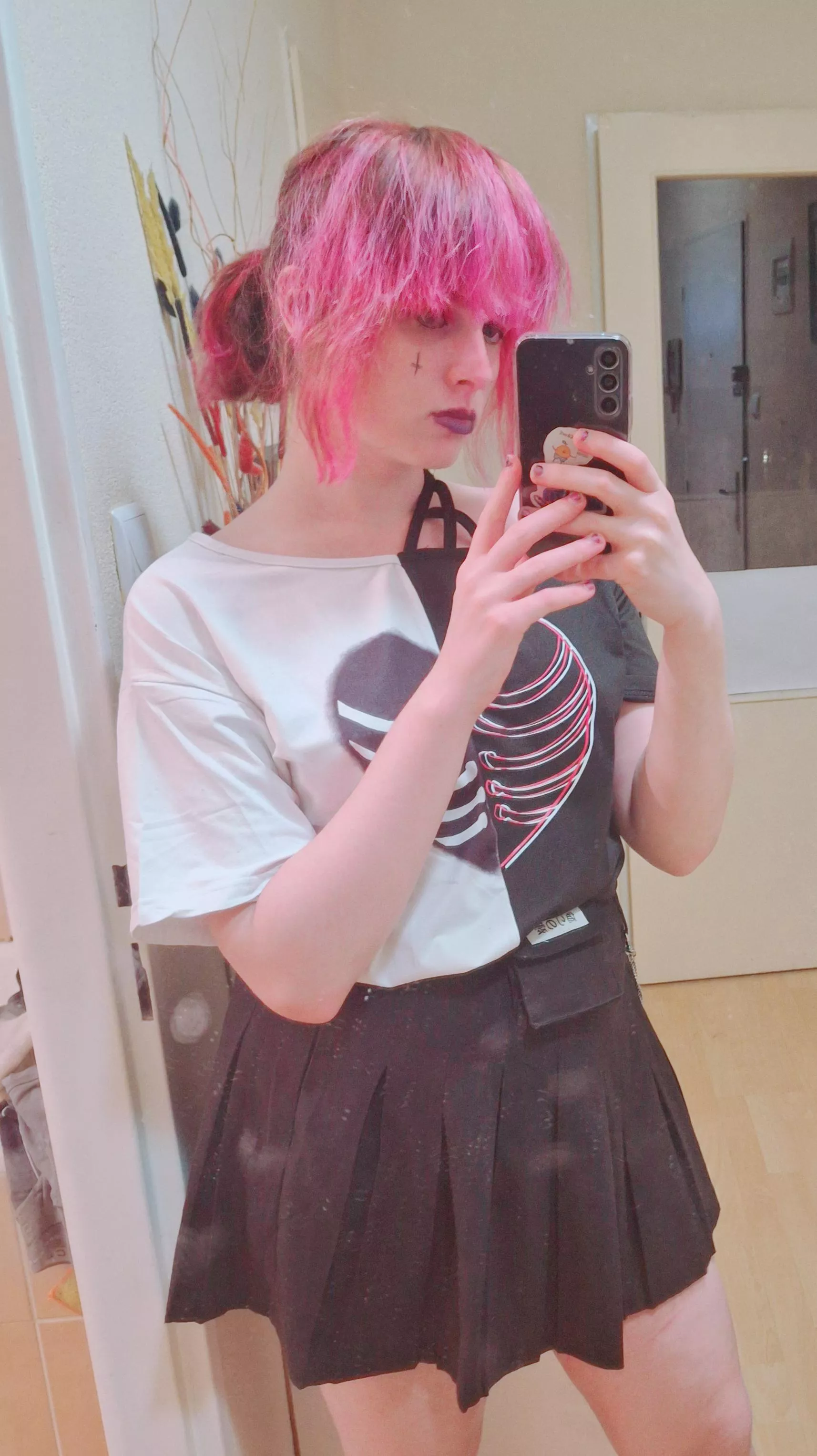 I feel so cute in this top hehe :3 posted by KattFemboy