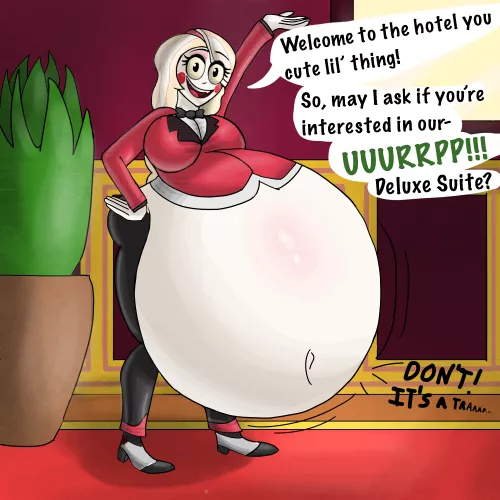 {Image} Carnivorous Charlie (Art by SirEdwardthe3rd) [Oral Vore, Female Pred, Demon Pred] by PianoPlayer97