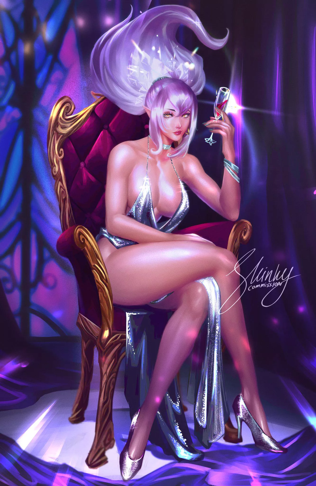 Janna waiting for a dance partner (Skinky) posted by Allan_Breno