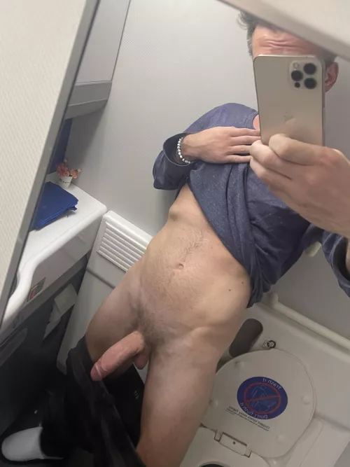 Long haul flight, so I cranked one out in the lavatory [33] by masondlong