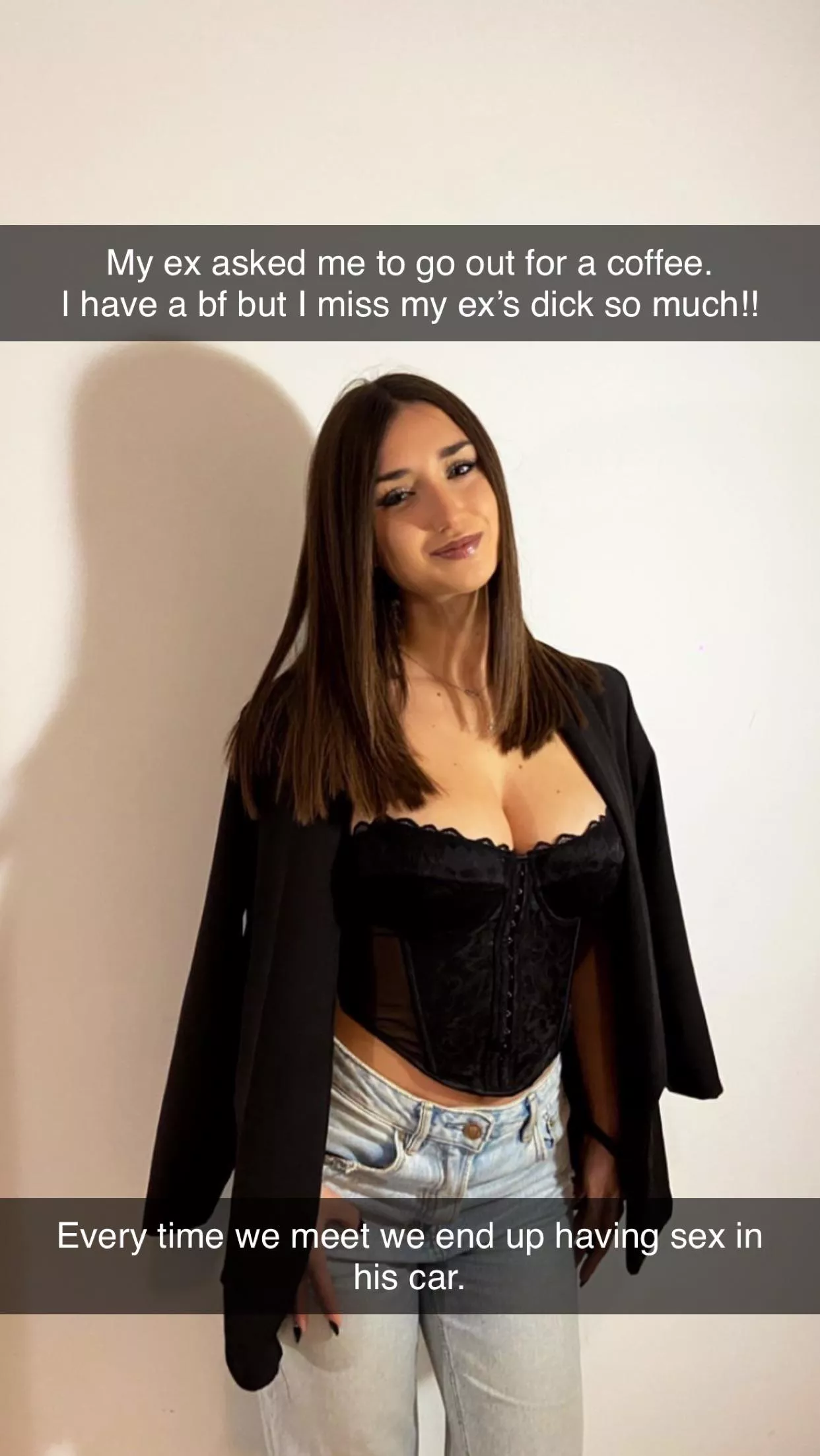 My bf thinks I am at my friend’s… posted by HornyNaughtyBitch