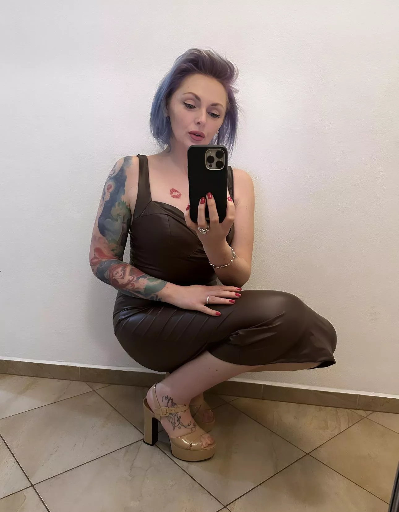 My heels and dress are perfect combo posted by theinkedsiren1