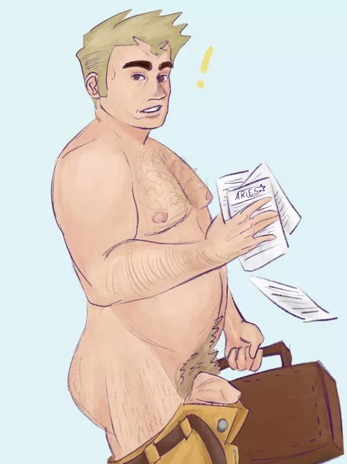 Professor Oak dropped something [by me] by AriesBaraArt