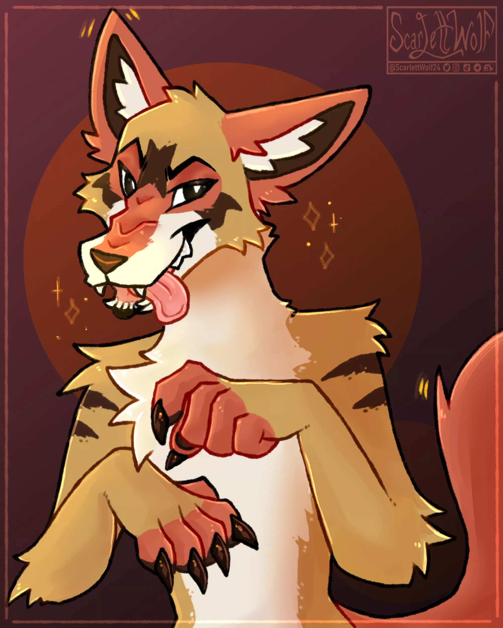 Snarky Yote! 🧡🐾🐾 posted by scarlettwolf24