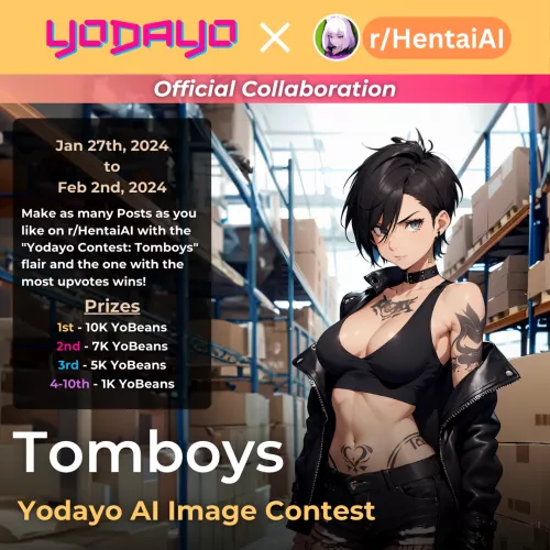 Yodayo Contest: Tomboys by Kicken
