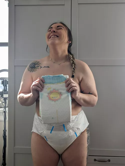 All smiles when you're ready to be changed 😁😁 by Allie-n-Daddy