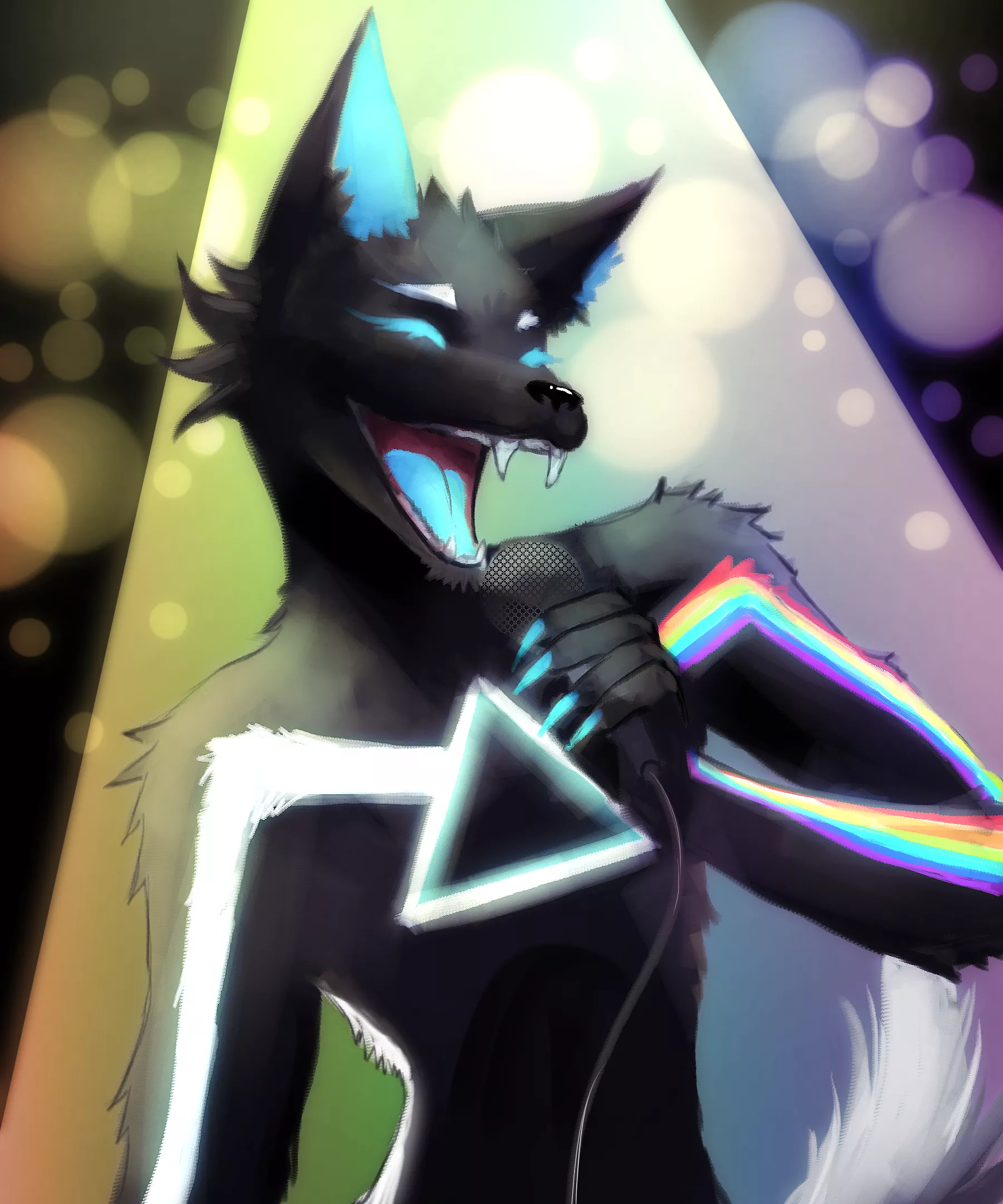 Darkside! (character belongs to DarksideFur)(art by me!) posted by overdonePerspective