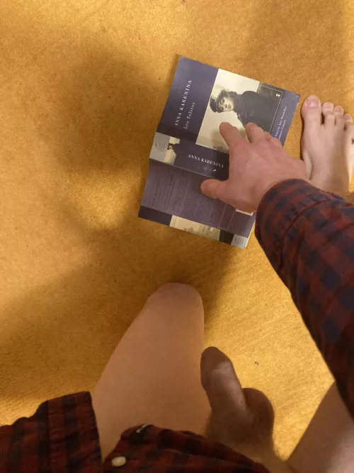 Don’t you hate it when you drop your book and lose your pants. I mean your place 😖 by Ceilingcum