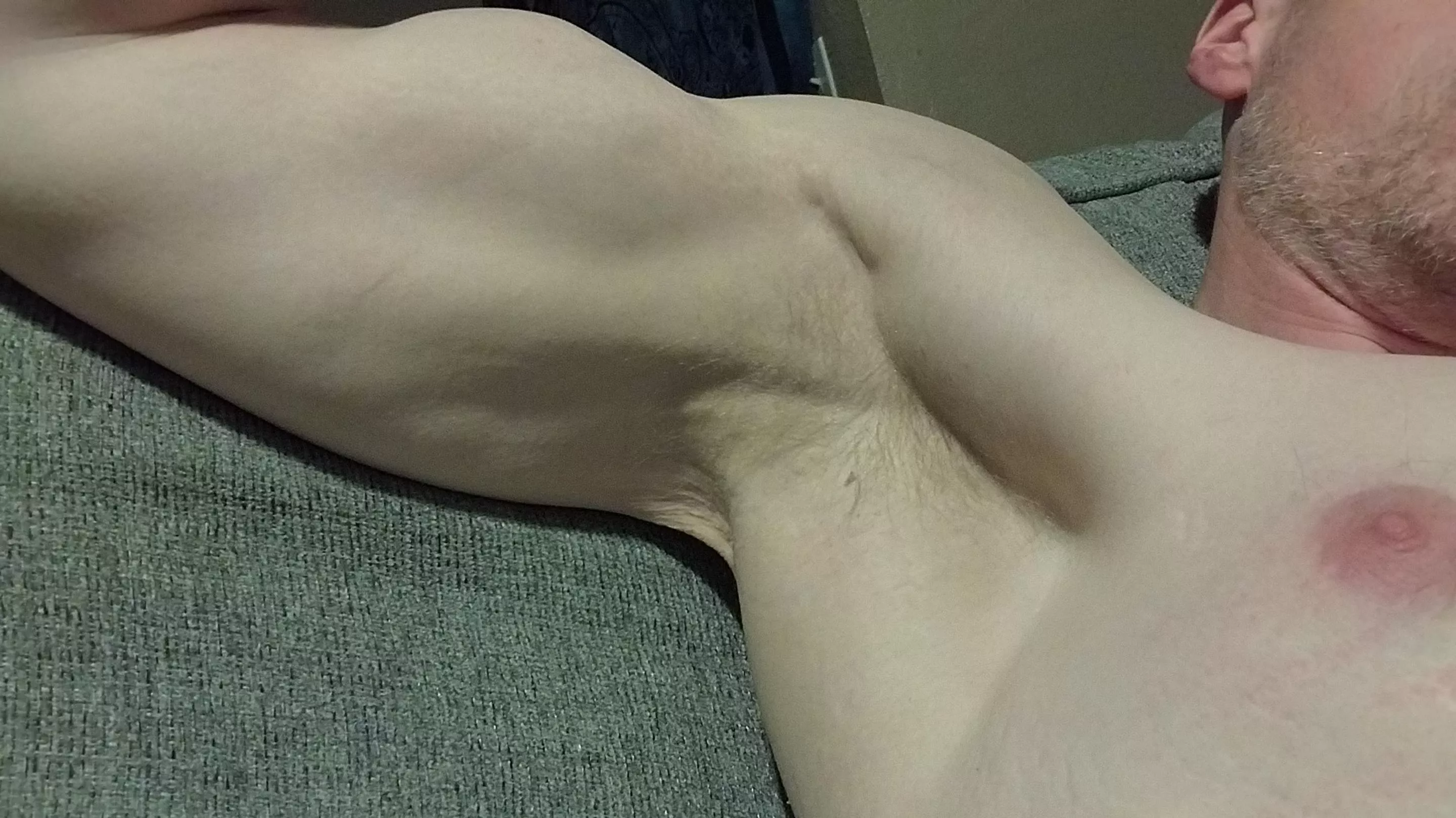 Haven't showered yet. posted by husculargay