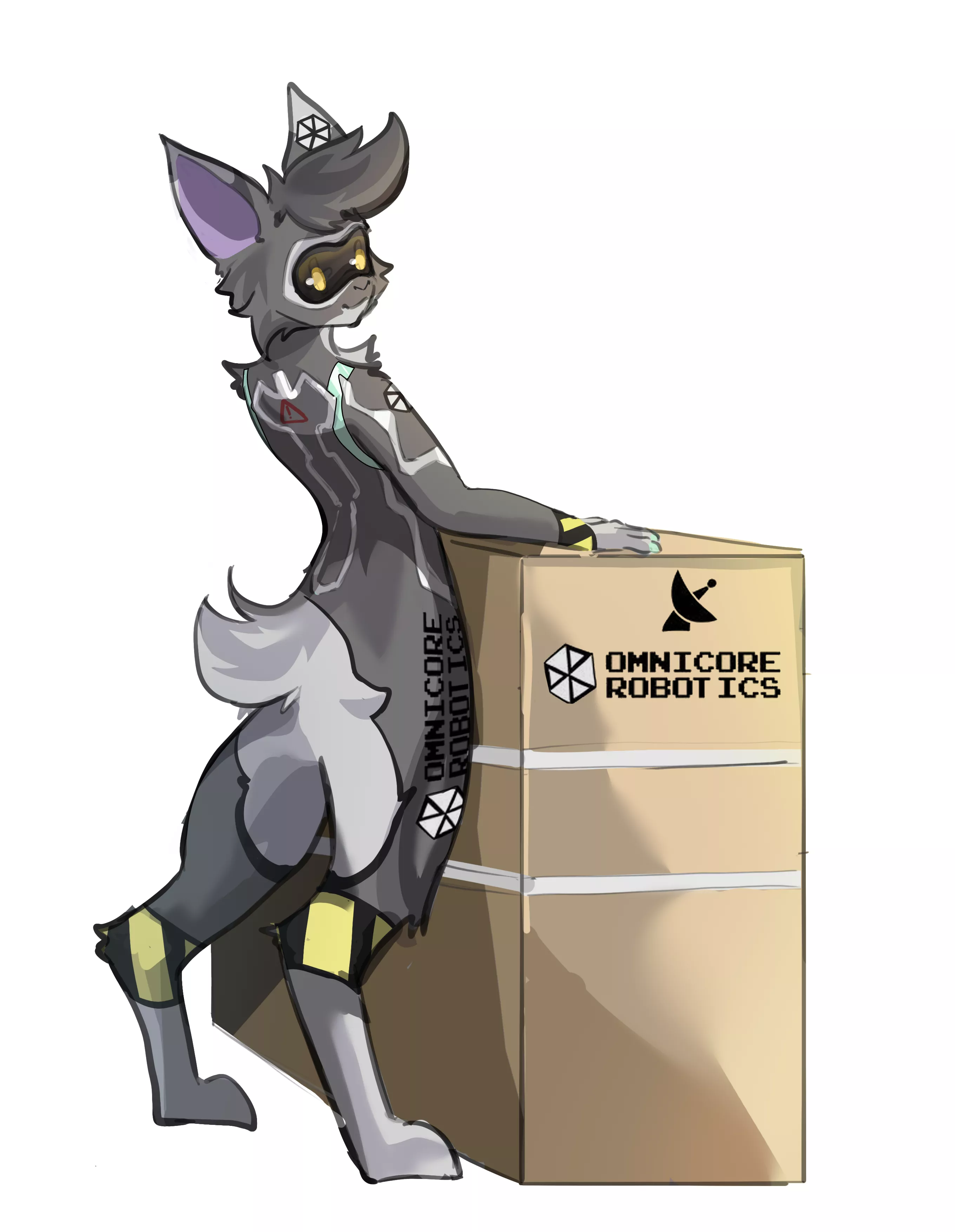 I wonder... what's inside the box?? (art by me!) posted by Axuriuink