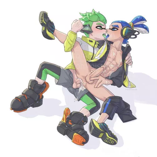 Important training session (X: @reonlock, Splatoon) by choerry_bomb