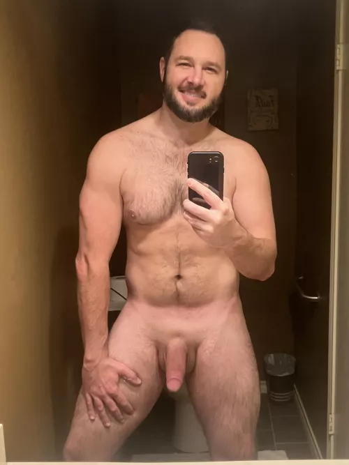 Mid 30s single dad beard and cock! I know it’s not a boner, so might just need your help getting it there! by Ok-Handle-6103