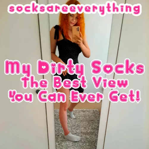 My Dirty Socks - The best view you can ever get stupid beta virgin loser socks baby boy! by SocksAreEverything
