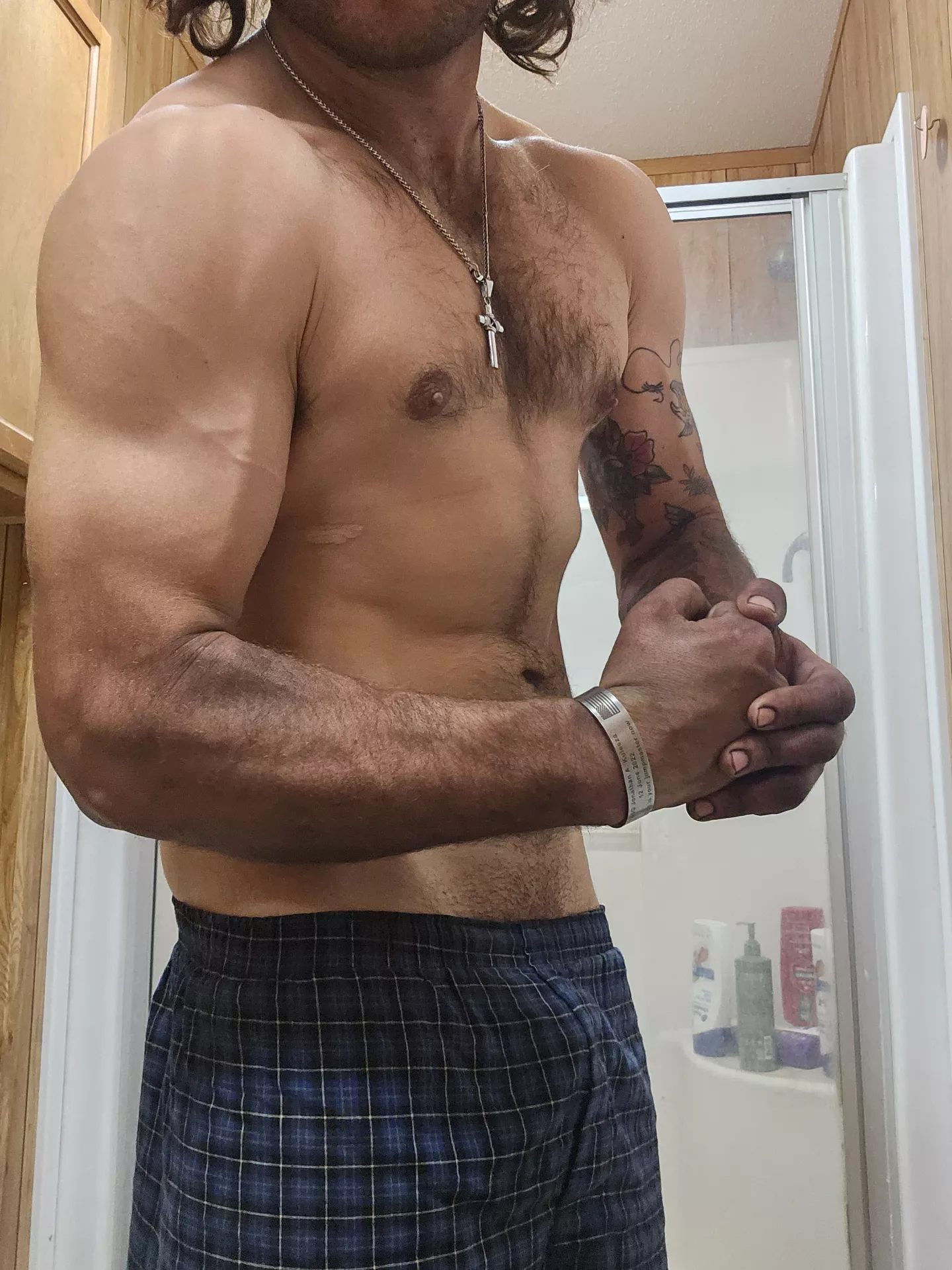 on my cake day, I gift you my very dirty post work forearms posted by Kooky-Ring1535