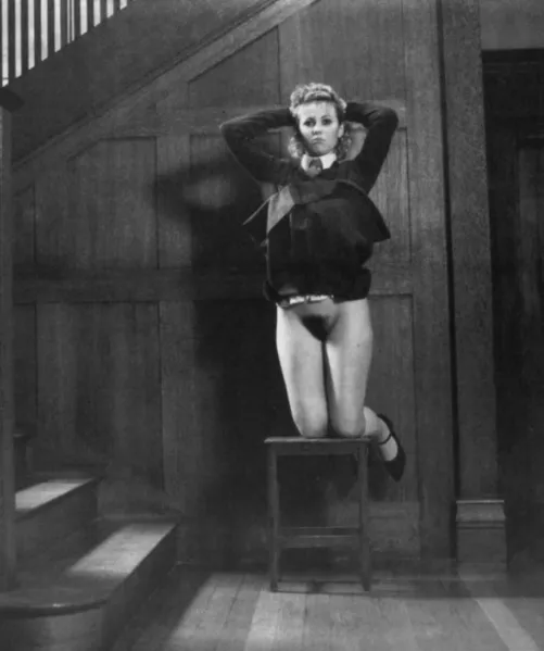 posing by the stairs by Eastsidekink