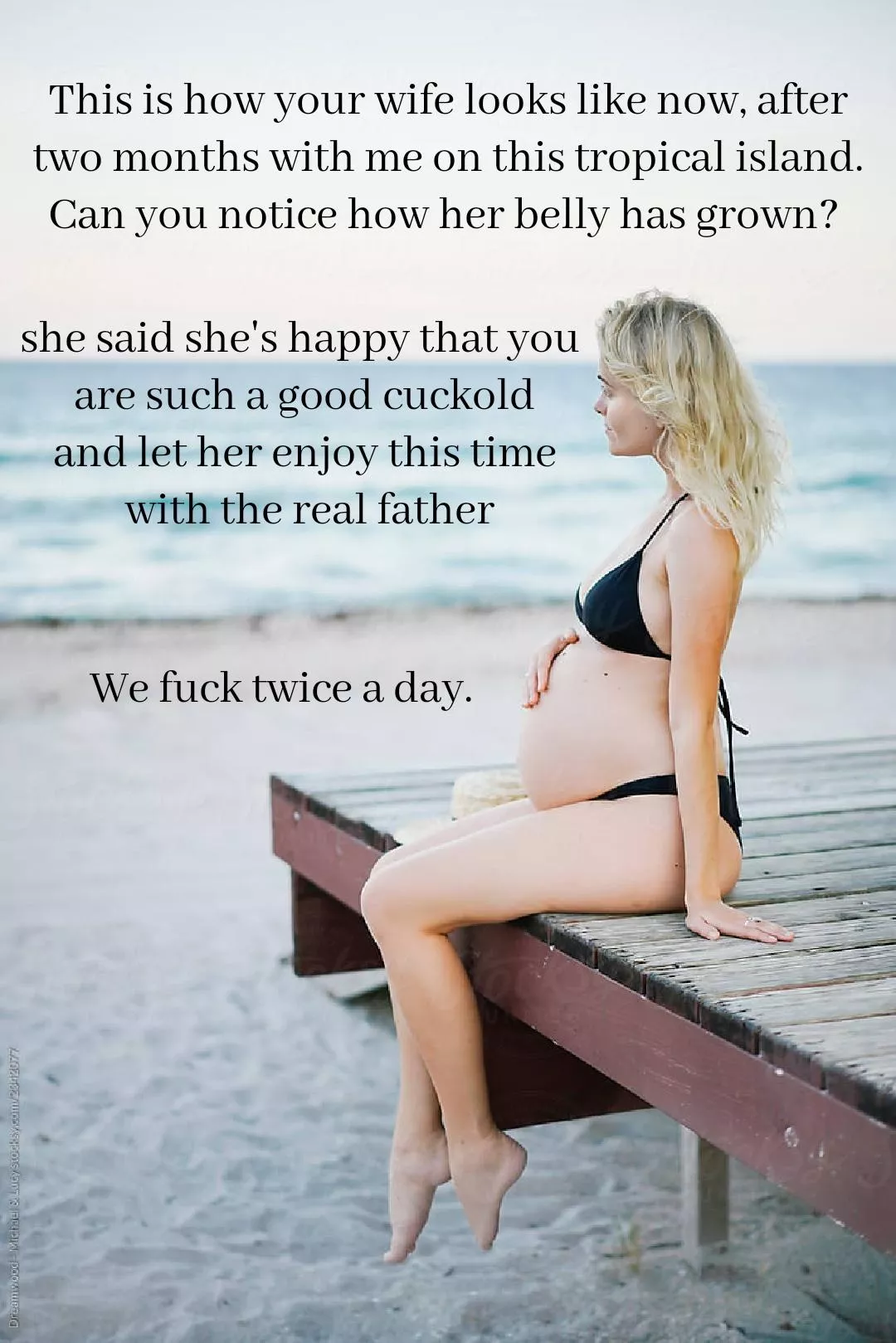 Preggo hotwife vacation posted by Alone_Personality537