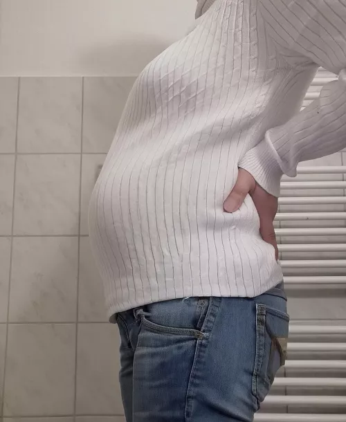 Pregnant or foodbaby? by stuffingpanda