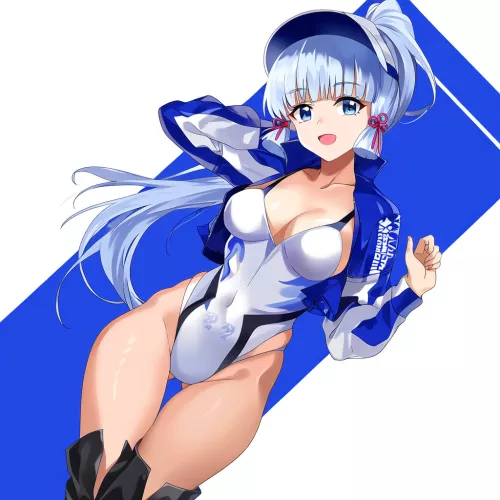 Race Queen Ayaka [Genshin Impact] by CheetahSperm18