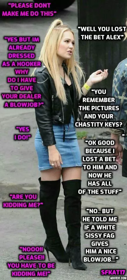 sissy has to learn how to bet ... posted by SFKat17