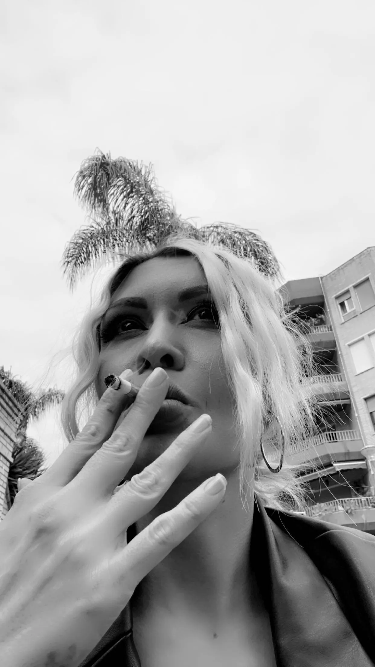 The palm tree looks like a hat 😂 posted by Relevant-Wallaby5244