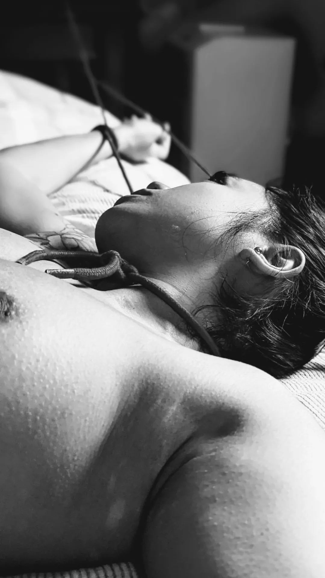 Tied down and waiting posted by One_happy_penguin