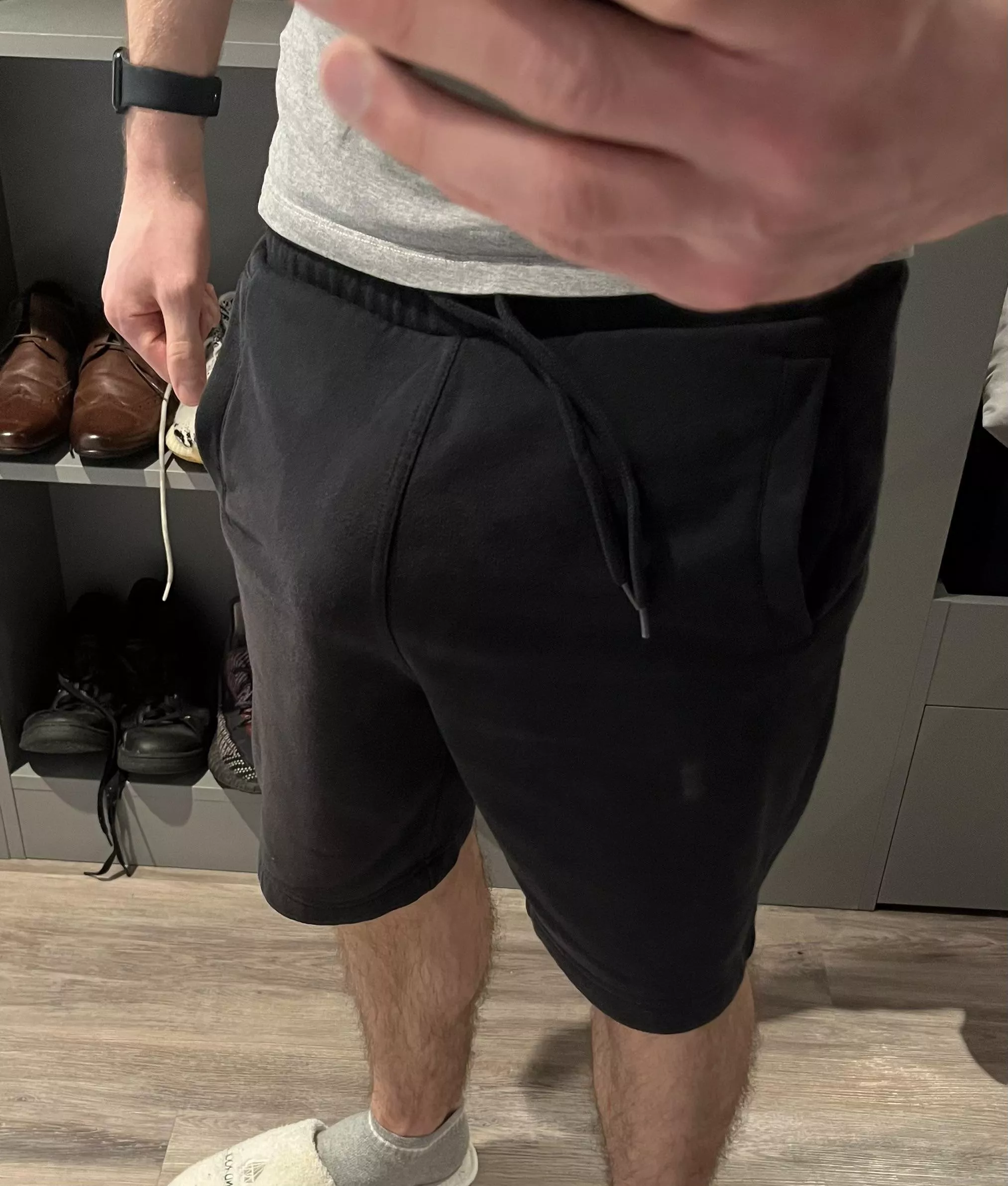 Black shorts hide it well posted by Sensationalpackage