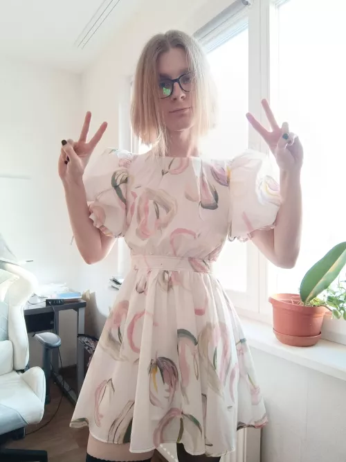 First time wearing dress! by JustCuteBoi