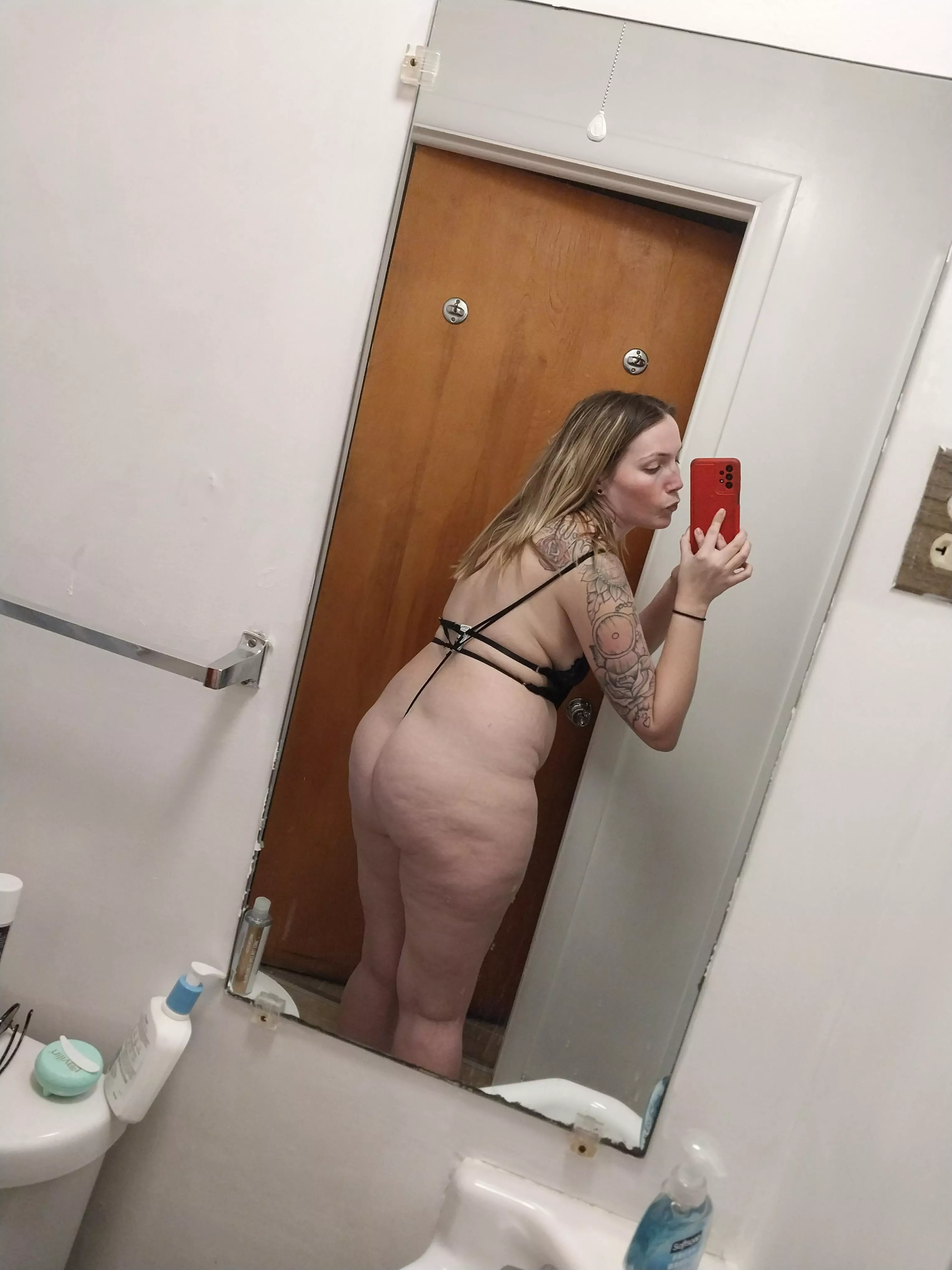 I pulled my thong over my shoulder posted by marbearrs