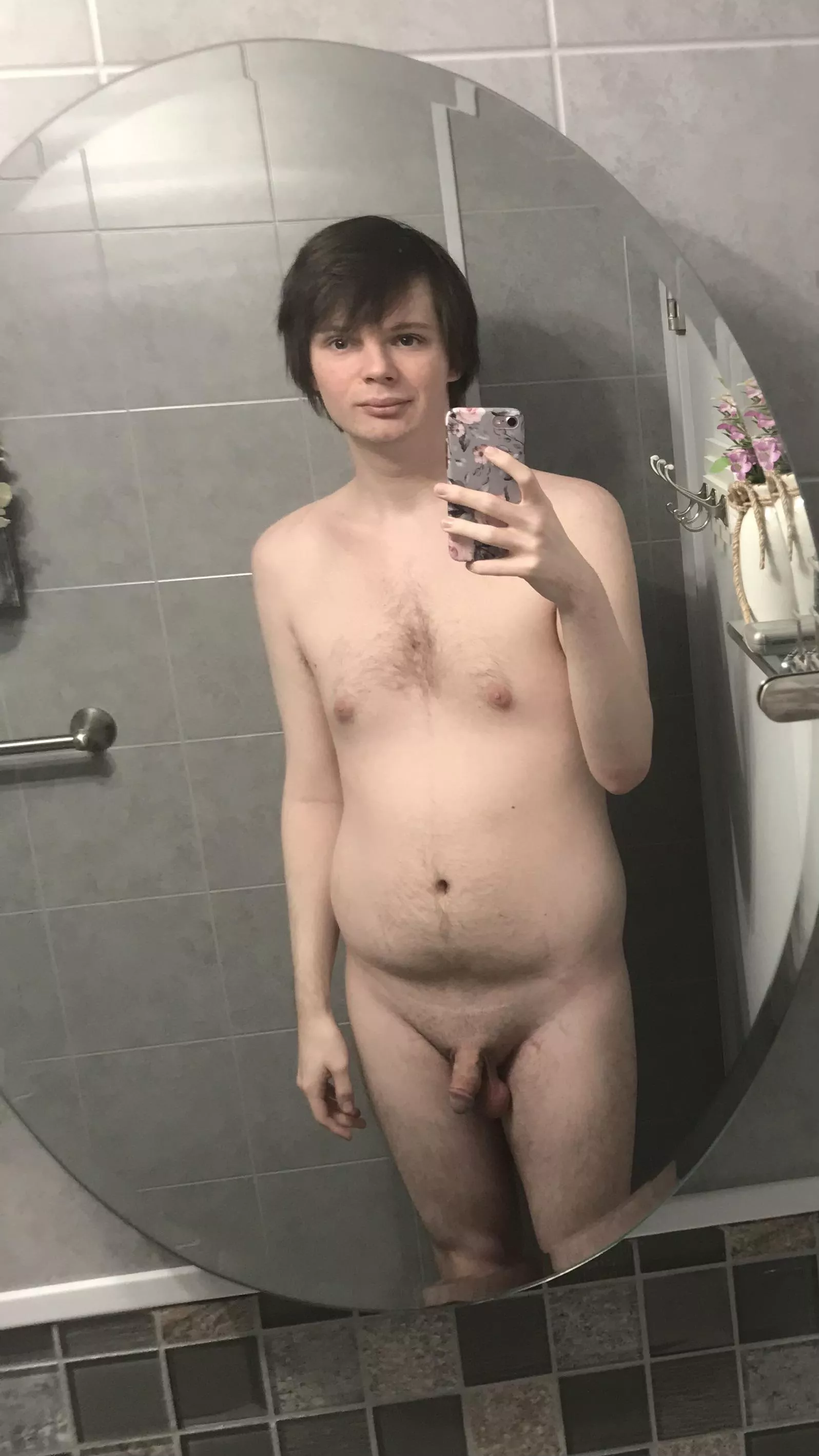 just cleaned the mirror, how does it look? :3 posted by AralezelarA