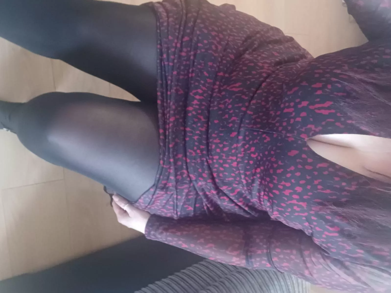 Just love wearing black tights. @u389179907 posted by bunngirl38
