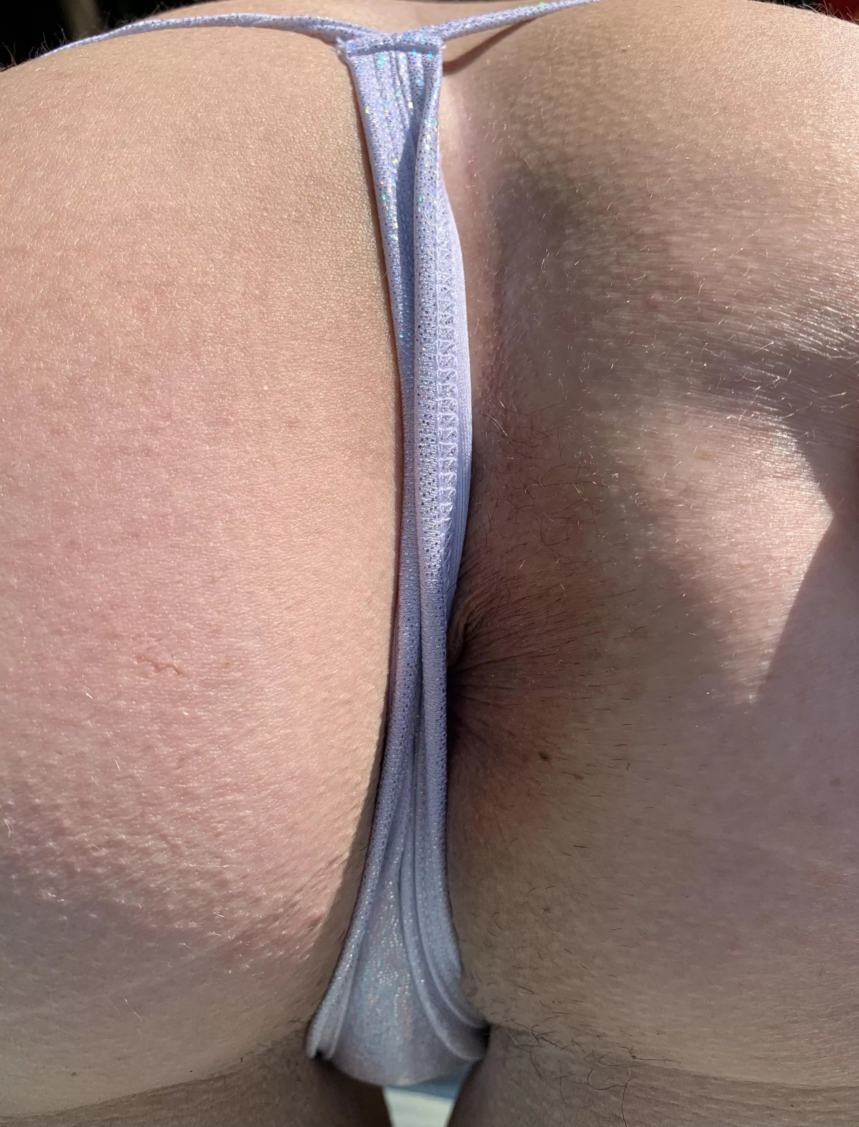 My sneaky starfish slips past silver string in the sun posted by EnjoyMyCuteButthole