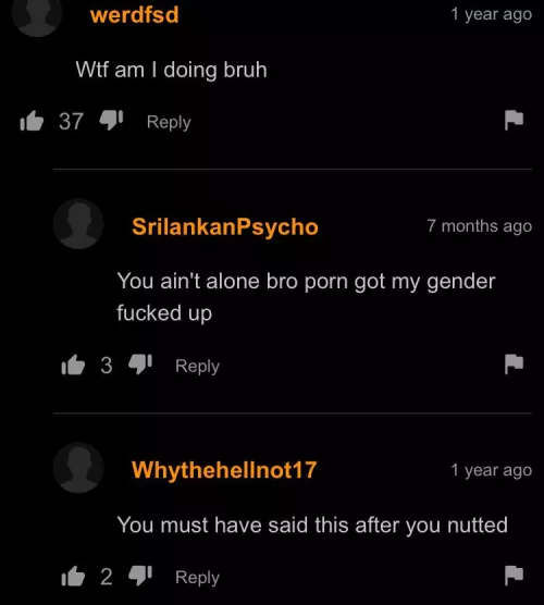 The comments made me giggle by NharwalDog