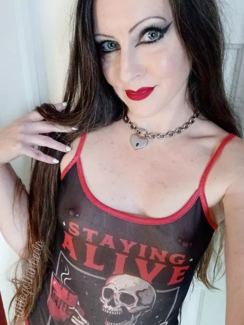 They stay hard all the time since piercing them (42F) by littlegothinheels