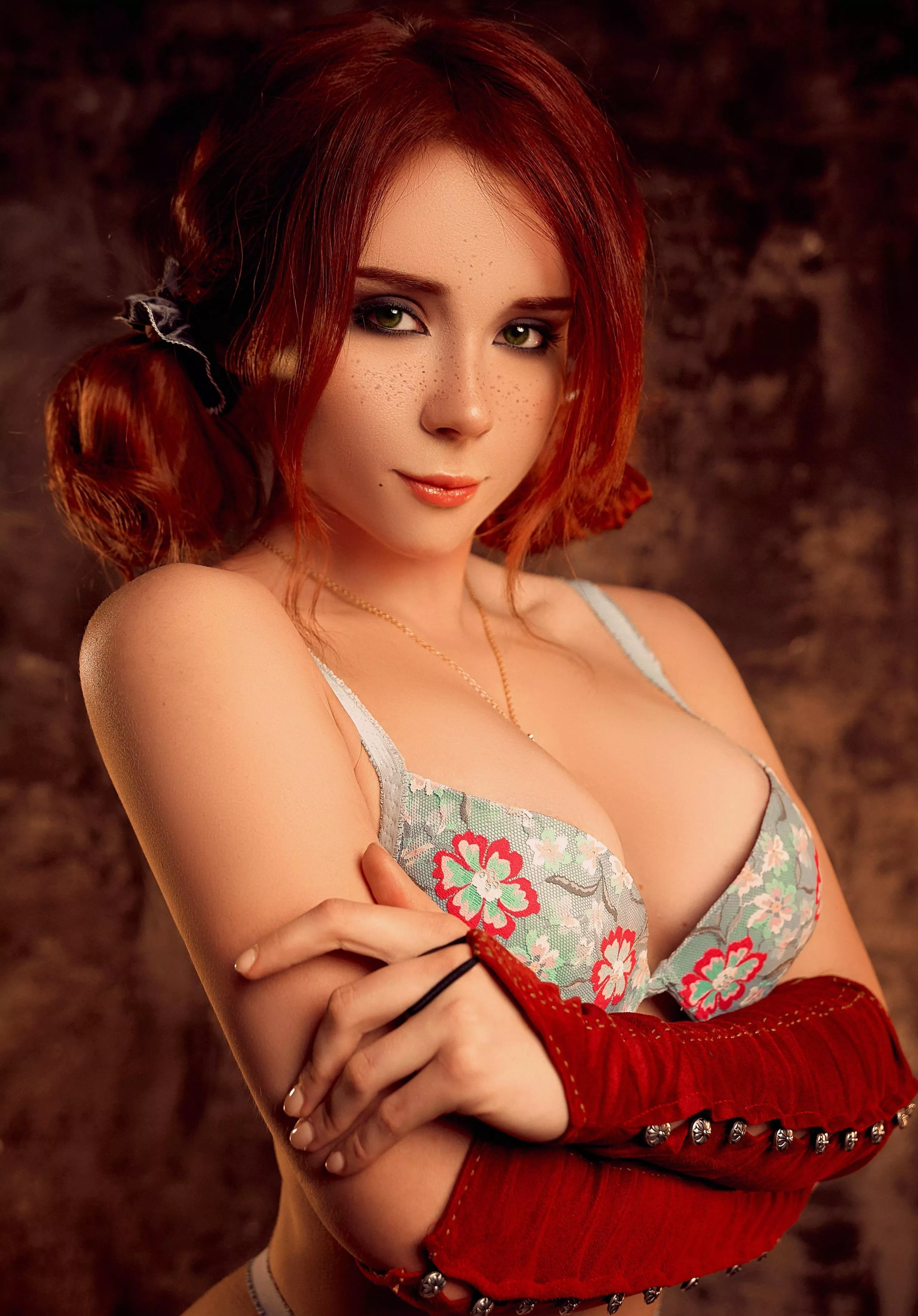 Triss Merigold from The Witcher cosplay by SweetieFox posted by Sweetie_Fox
