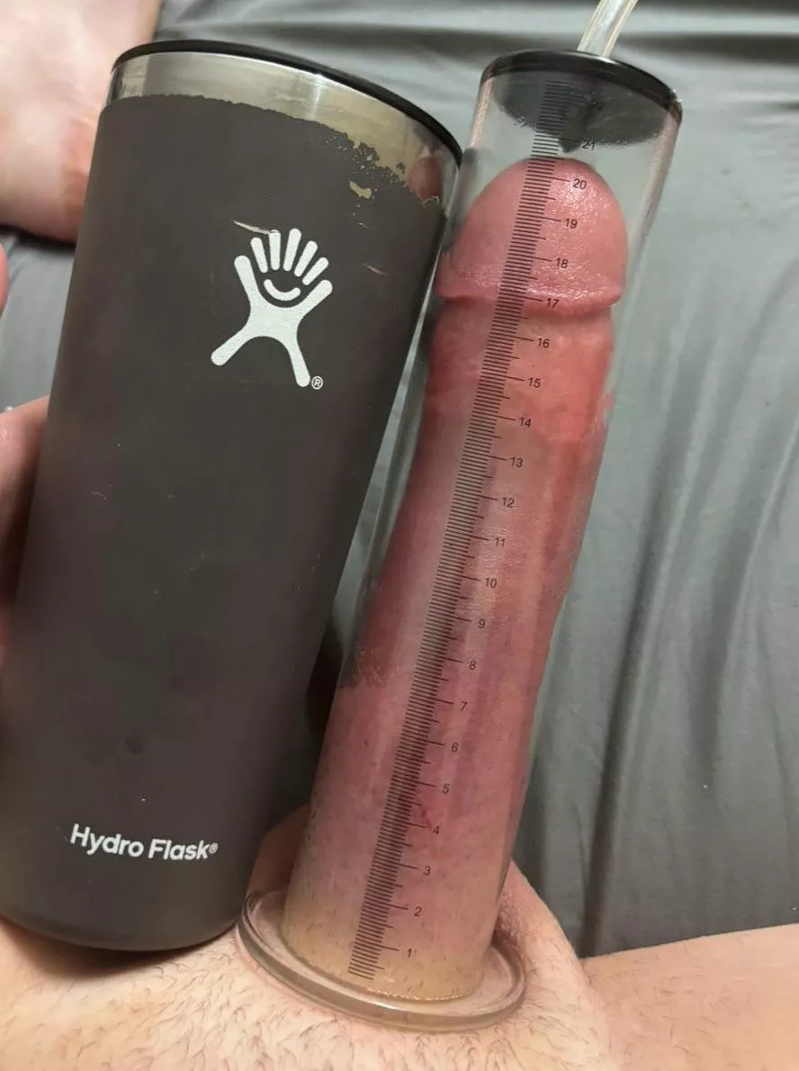 ugh I love comparing objects to my pumped dick, makes me feel so huge posted by HolyOwn
